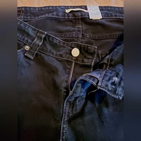 100% Authentic Levis 542 Denim Low Straight Jeans Size 20M Vintage High Waist - Picture 3 of 8